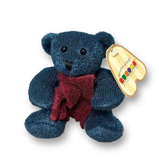 NEW! Aurora Mini Berkley 5" Blue Teddy Bear by A&A Plush