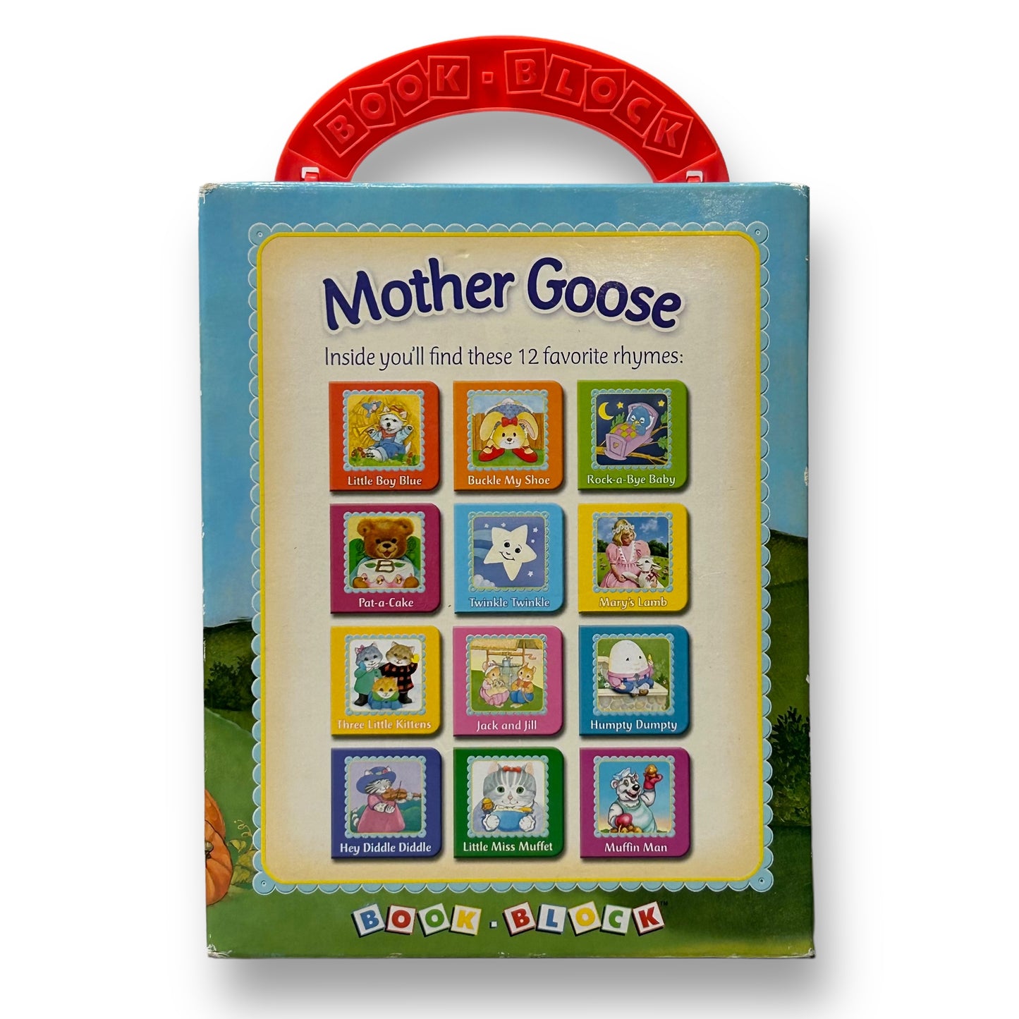 Mother Goose's 12 Favorite Nursery Rhymes Board Book Block