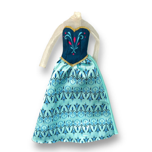 Disney Frozen Princess Anna Dress Barbie Doll Clothes