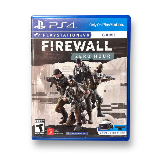 PS4 Playstation VR Firewall Zero Hour Video Game