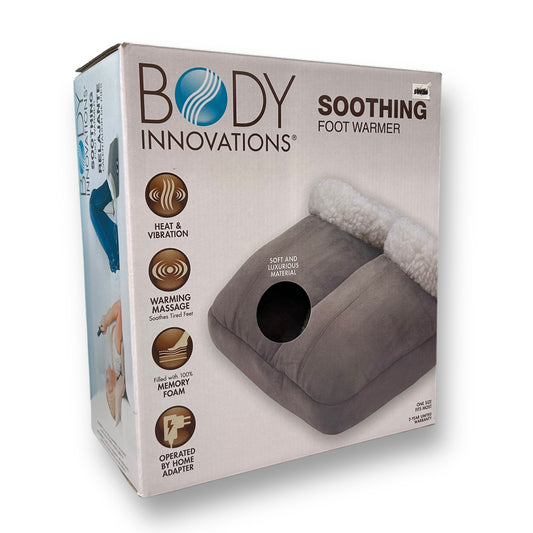 NEW! Soothing Foot Warmer with Vibrating Massage & Memory Foam