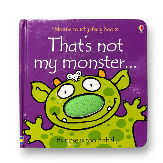 That's Not My Monster Usborne Touchy-Feely Board Book