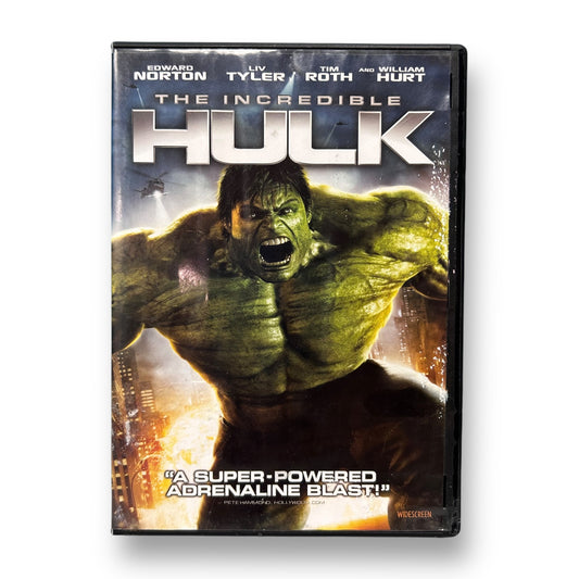 Marvel's The Incredible Hulk DVD Movie with Edward Norton