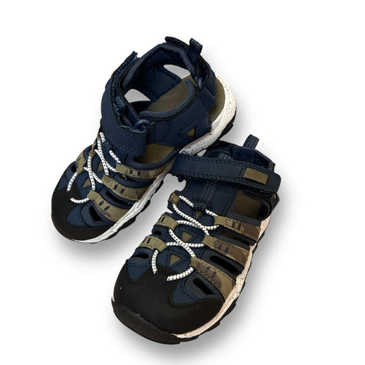 Cat & Jack Toddler Boy Size 9 Navy and Camo Outdoor Sport Water Sandals