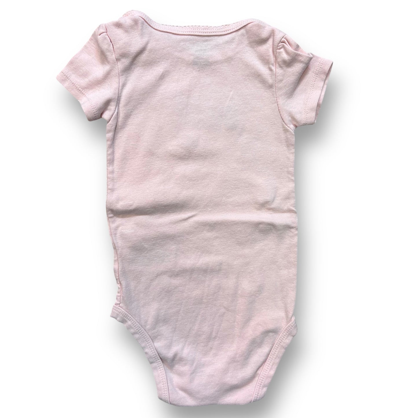 Carter's Size 24 Months Girls Sweet Sister Pink Short Sleeve Bodysuit