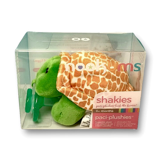 NEW! Nookums Paci-Plushies Buddies "Tickles Turtle" Pacifier Pal