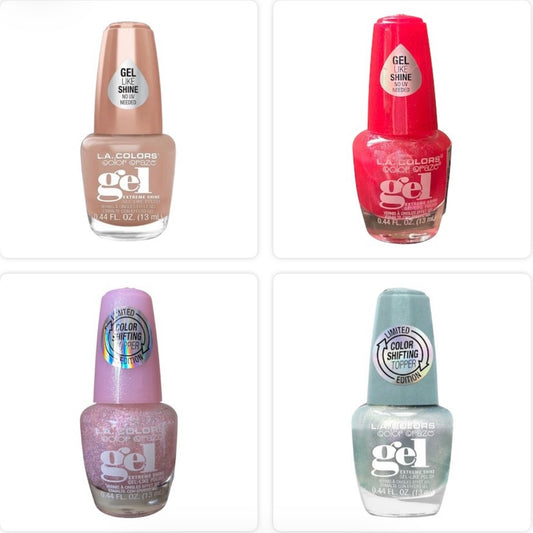 High Gloss Gel Nail Polish Pack of 4