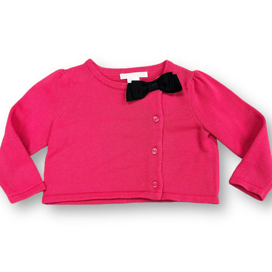 Girls Janie and Jack Size 12-18 Months Pink Knit Sweater