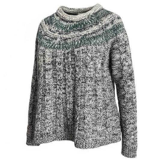 Women's Hollister Sweater Size XS Oversized Comfy Crewneck Cable Knit Pullover