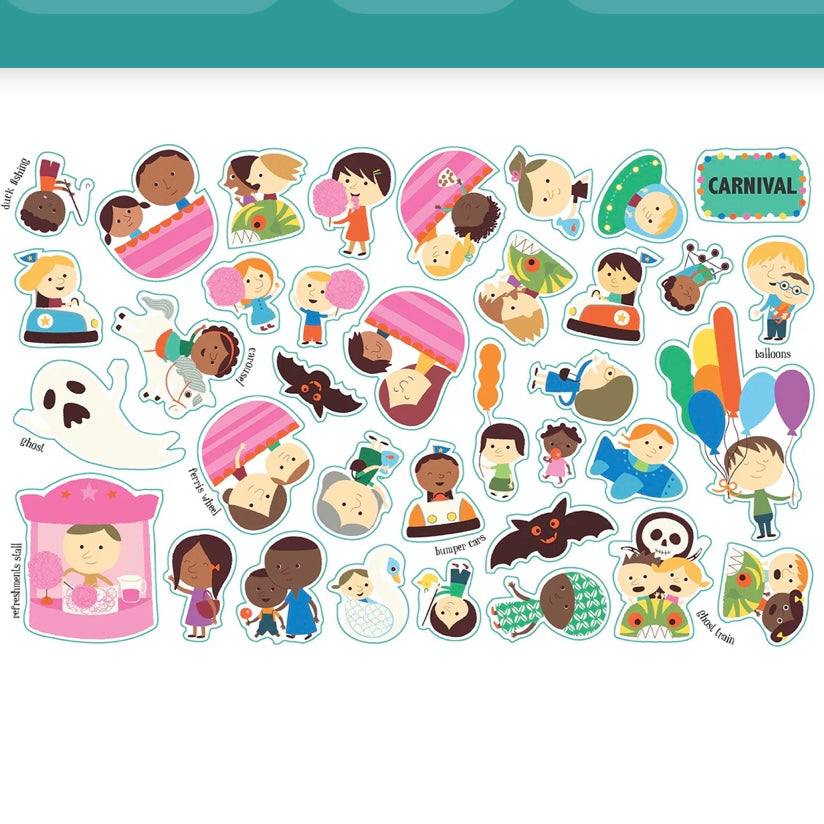 NEW! Colorforms Sports and Games All Around the World Reusable Sticker Book