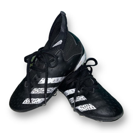 Adidas Big Kid Size 13 Black High-Back Soccer Cleats