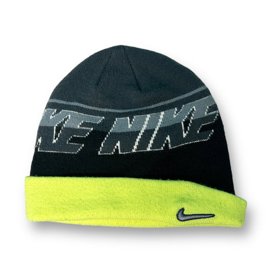 Boys Nike Size Youth Black/Neon Winter Beanie Hat
