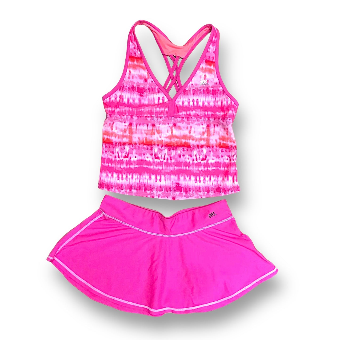 Girl's Zero Xposur Size 16 Hot Pink 3-Pc Bathing Suit
