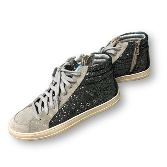 Youth Girl Size 5 (Euro Size 37) Italian Fur Side-Zip Specialty High-Top Fashion Sneakers