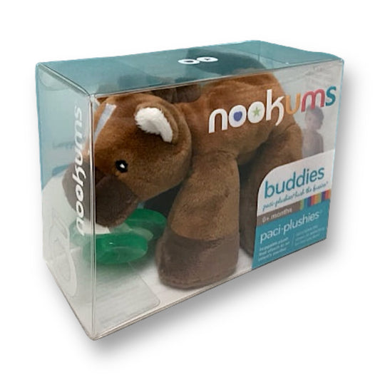 NEW! Nookums Paci-Plushies Buddies "Harmony Horse" Pacifier Pal