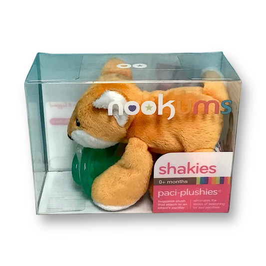 NEW! Nookums Paci-Plushies Buddies "Freckles Fox" Pacifier Pal