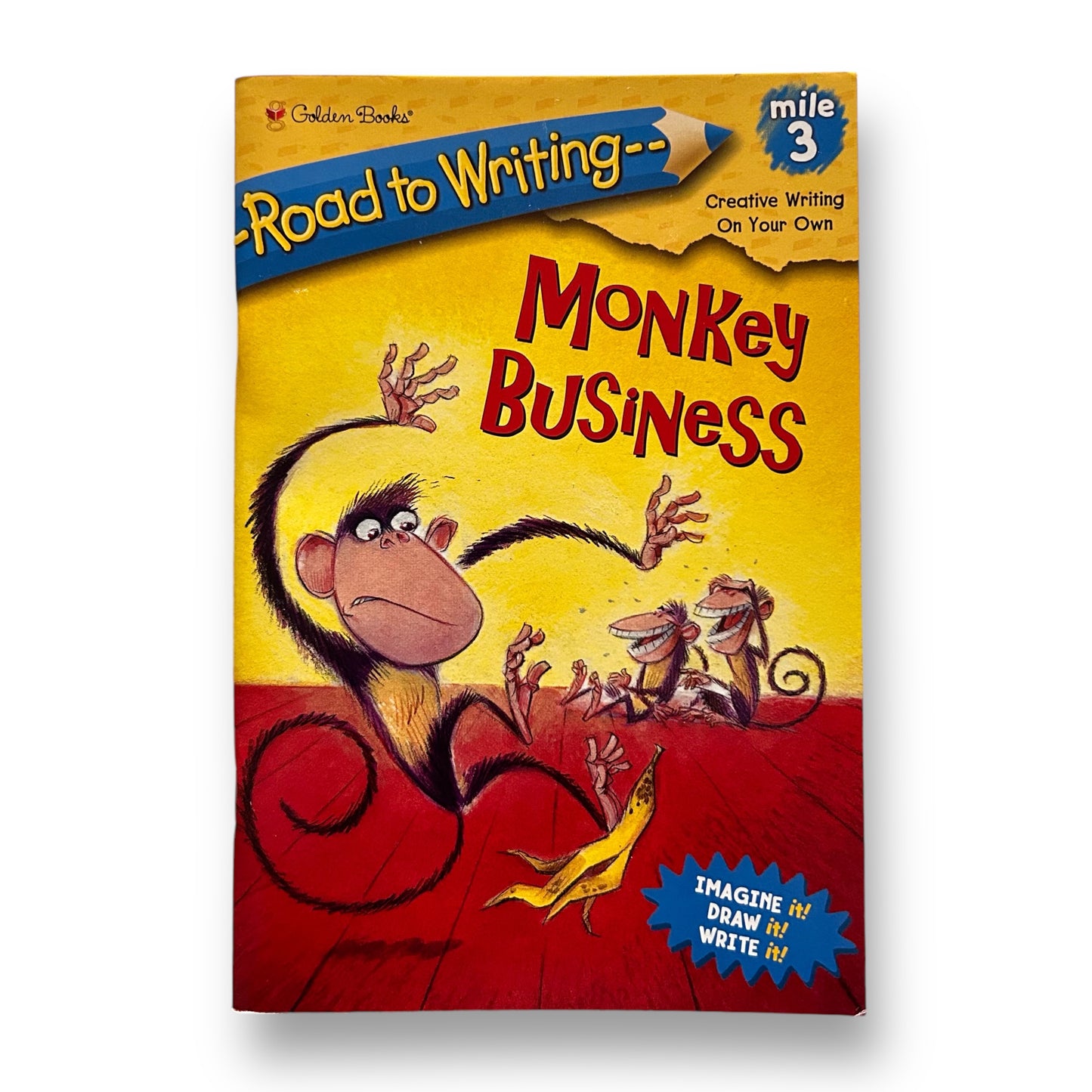 NEW! Golden Books Road to Writing Mile 3: Monkey Business