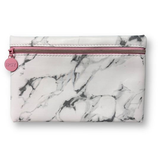 Ipsy Glam Bag Marble Print Zippered Cosmetic Clutch