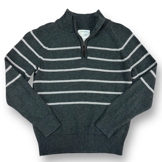 Boys Crewcuts Size 4/5 Gray Quarter-Zip Knit Sweater