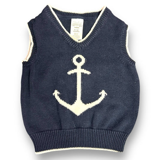 Boys Gymboree Size 6-12 Months Navy Nautical Sweater Vest