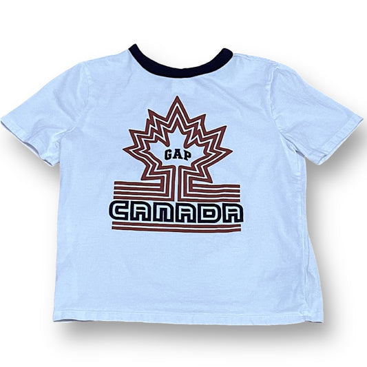 Boys Gap Size 8 White Short Sleeve Canada Tee