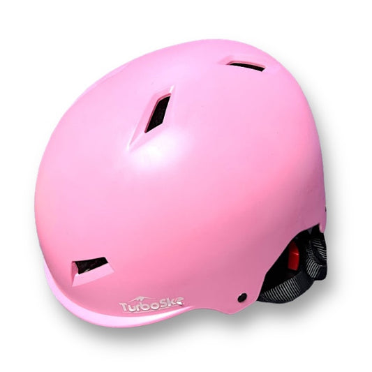 TurboSke Pink Youth Ski Helmet: Size Medium