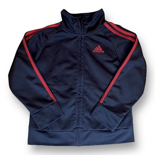 Boys Adidas Size 24 Months Black Zippered Athletic Warm Up