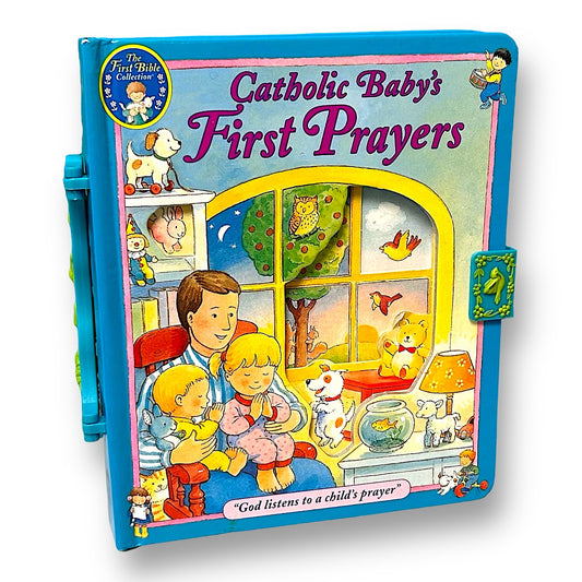 Catholic Baby's First Prayers Latch-Close Bible Tote Book