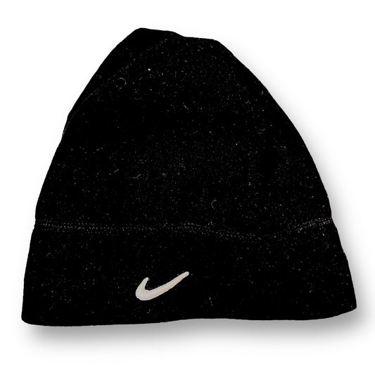 Nike Size Youth 8-20 Black Fleece Fitted Winter Beanie Hat