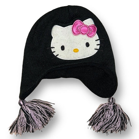 Girls Hello Kitty Size Small Black Winter Hat