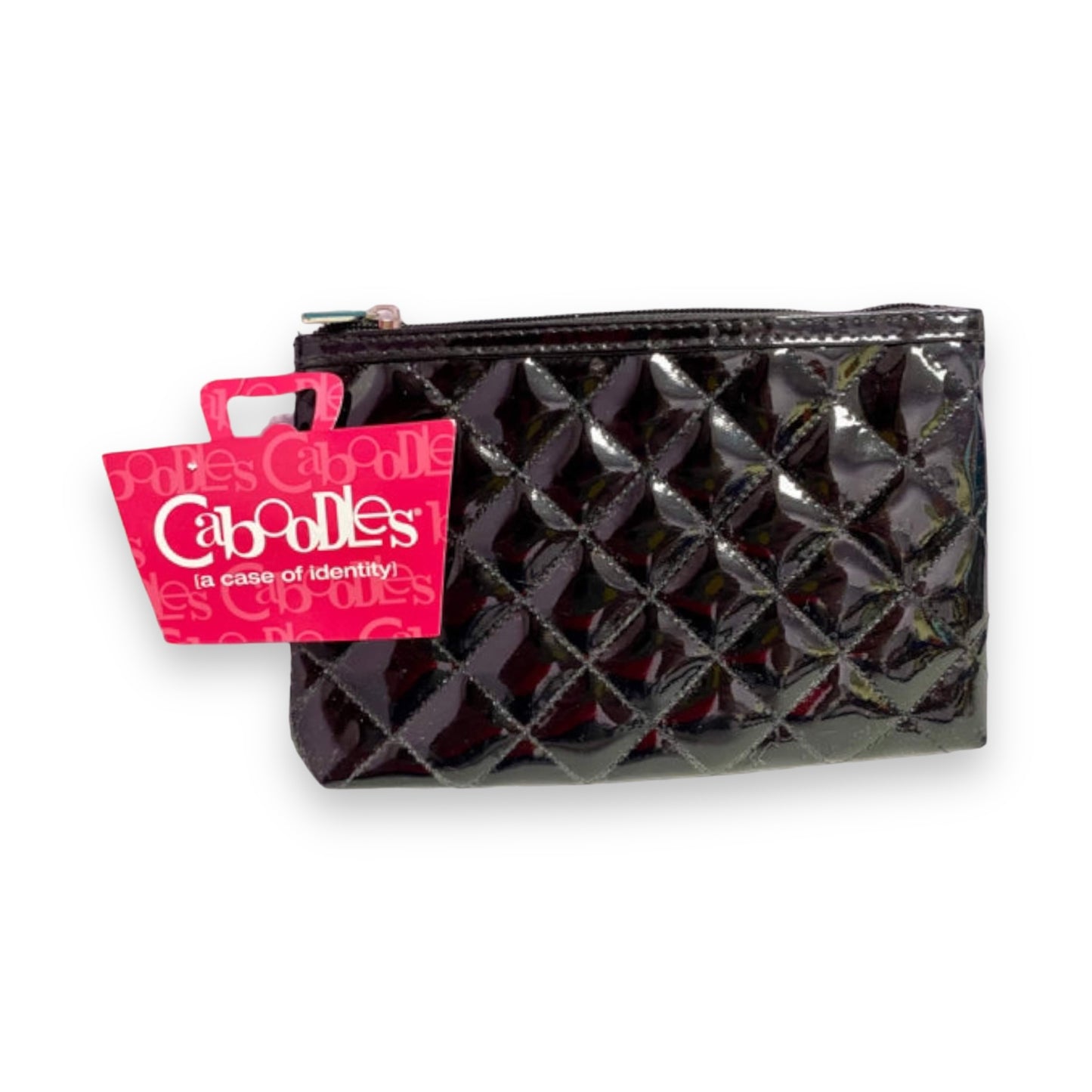 NEW! Caboodles Health & Beauty Black Cosmetic Zippered Clutch