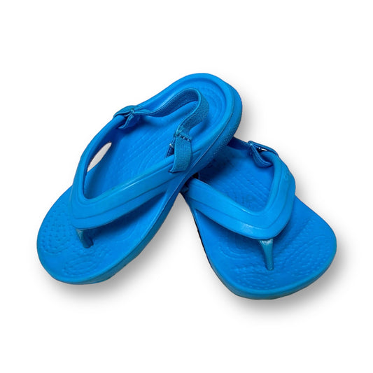 Toddler Boy Size 6 Blue Thong Crocs
