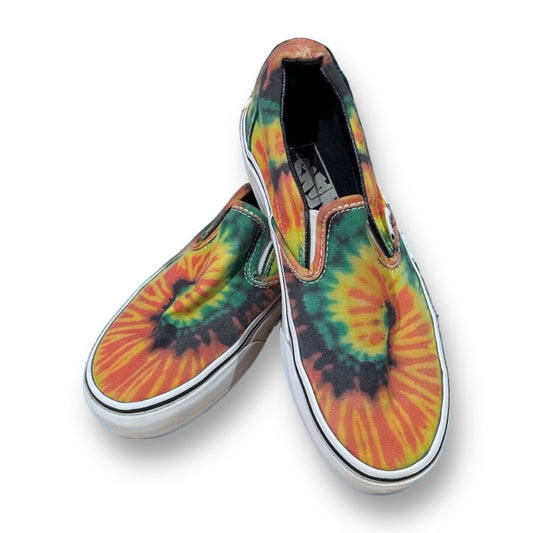 Vans Youth Size 4.5 Tie Dye Slide-On Shoes