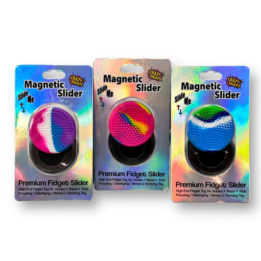 NEW! Crazy Snaps Magnetic Slider Fidget Sensory Toy