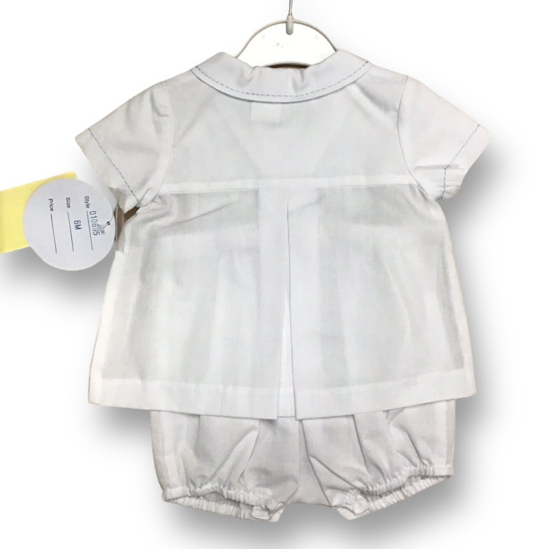 NEW! Boys Sarah Louise Size 6 Months Boutique Baptism Christening Outfit
