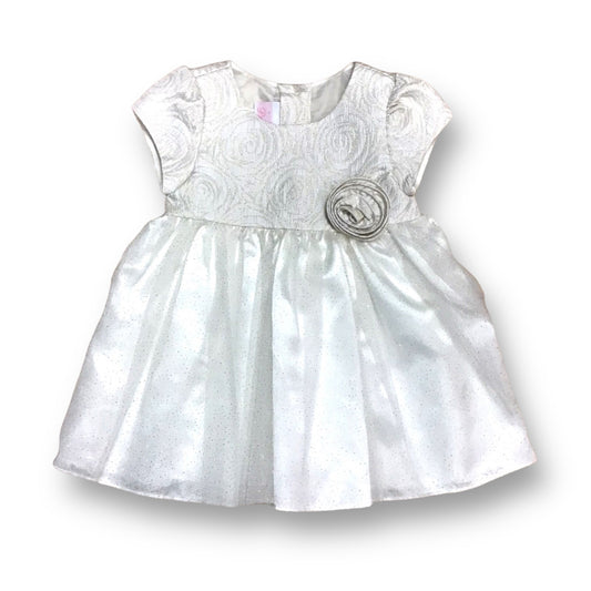 Girls Size 12 Months Gold & Ivory Tulle Bottom Boutique Dress