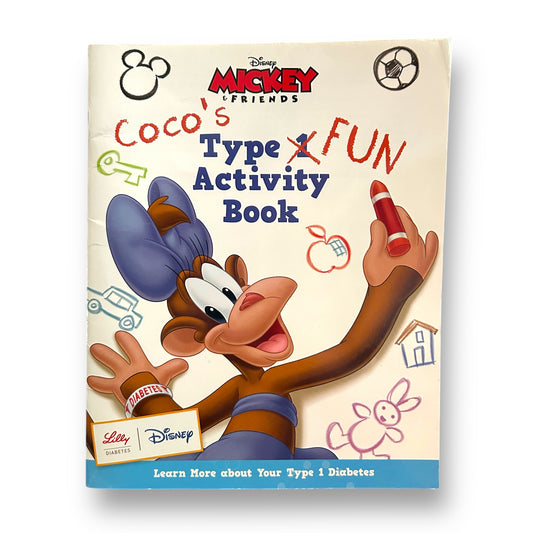 NEW! Mickey & Friends Learn About Diabetes Activity Book