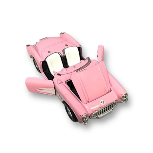 1957 Corvette Pink Convertible Diecast Car