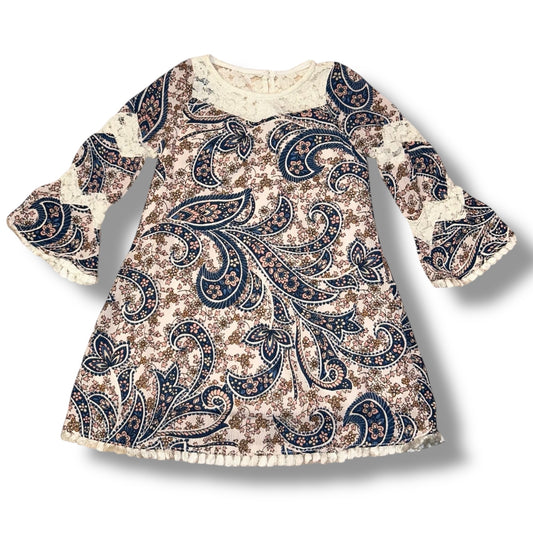 Rare Editions Girls Size 4 Long Sleeve Full Length Babydoll Blouse