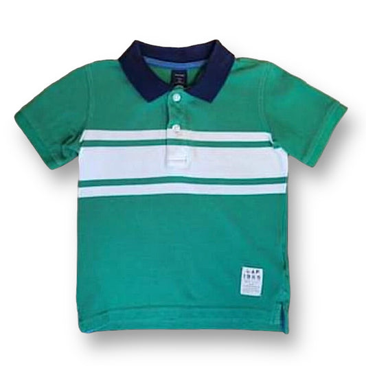 Boys Gap Size 4 Green Short Sleeve Polo Shirt