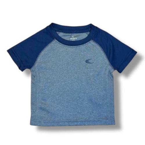 Carter's Boys Size 6 Months Gray and Blue Short Sleeve Athletic Shirt