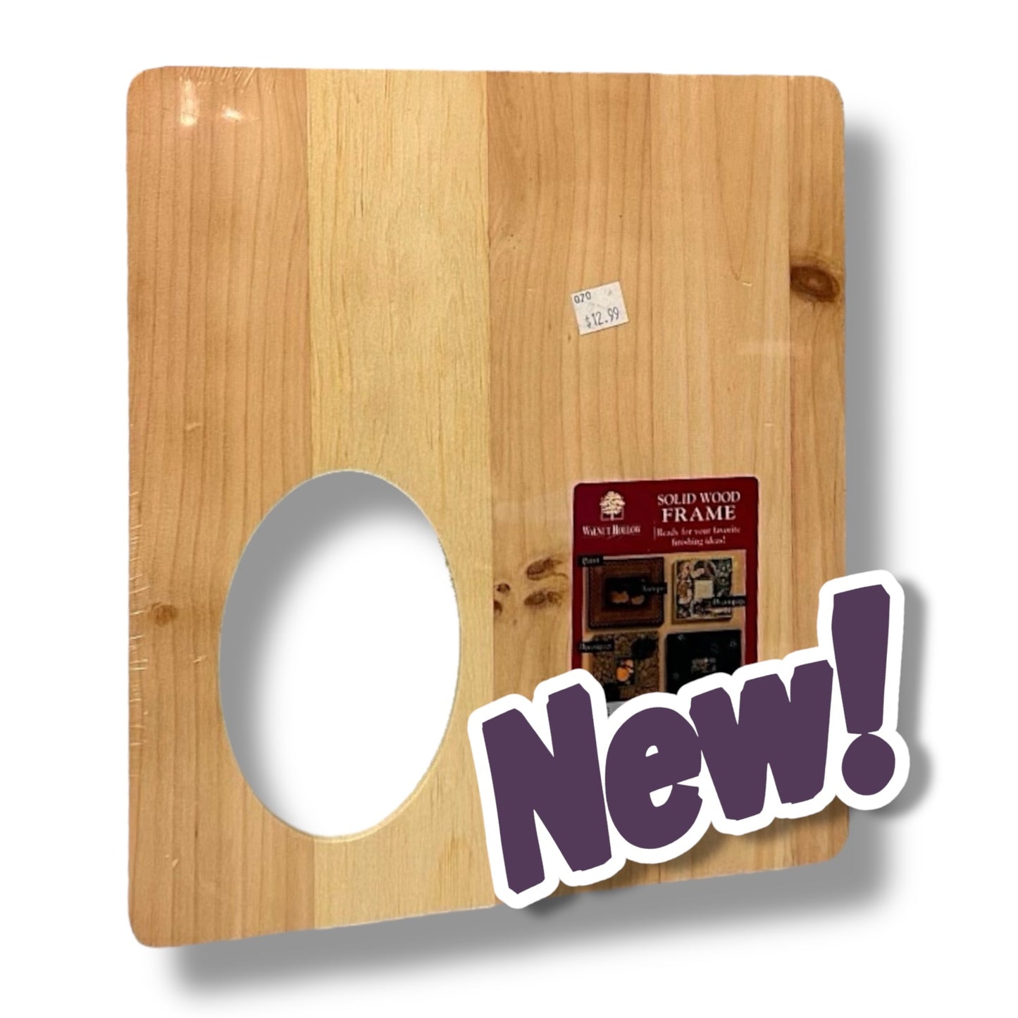 NEW! DIY Picture Frame Craft Solid Wood Walnut Hollow Paint or Stain