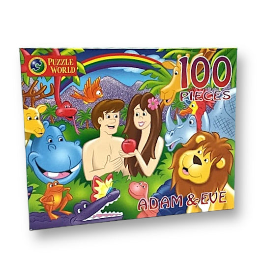 NEW! Adam & Eve 100-Piece Jigsaw Puzzle