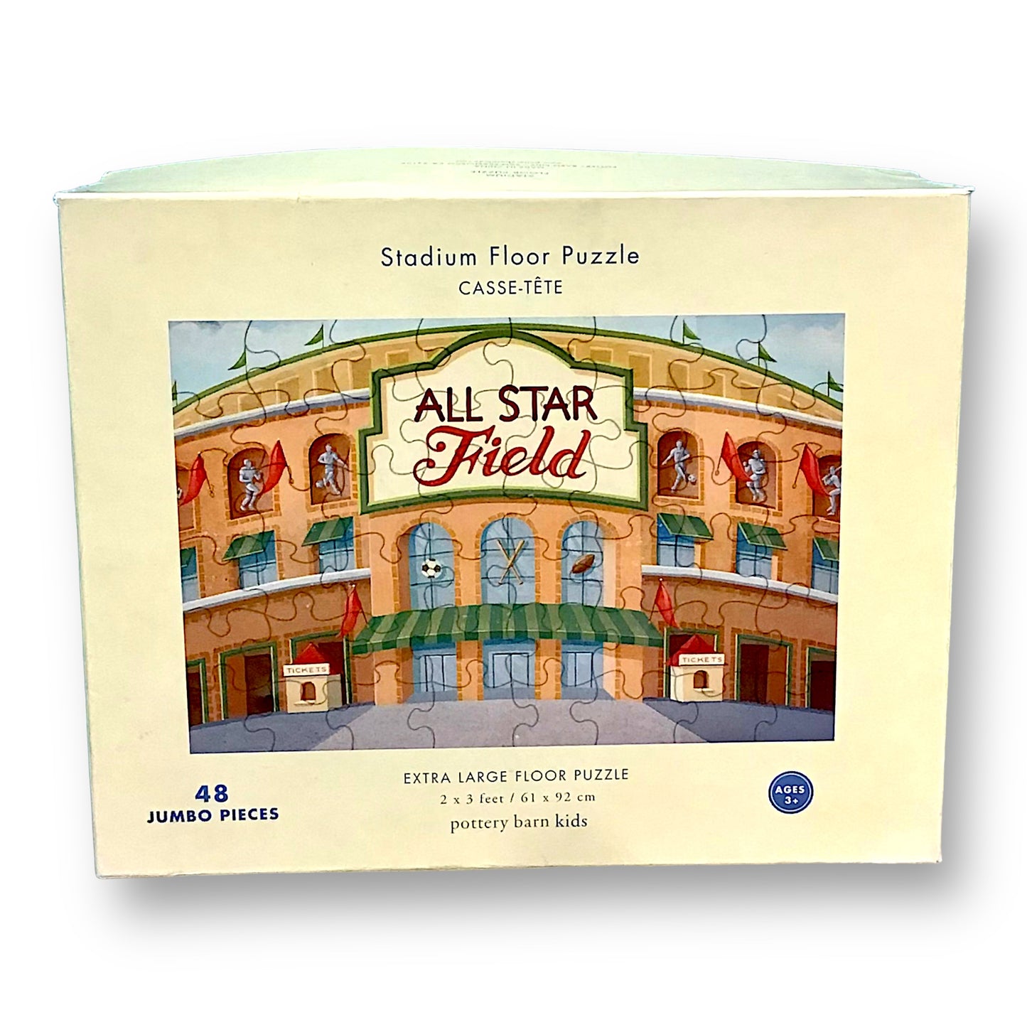 PBK All-Star Baseball Stadium 48-Pc Floor Puzzle