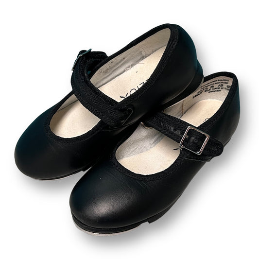Capezio Big Girl Size 10.5M Black Easy-On Tap Shoes