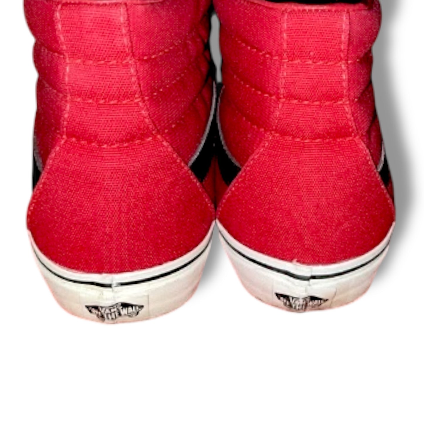 VANS Sk8-Hi Red and Black Men's Size 6 Sneaker Off the Wall 721277