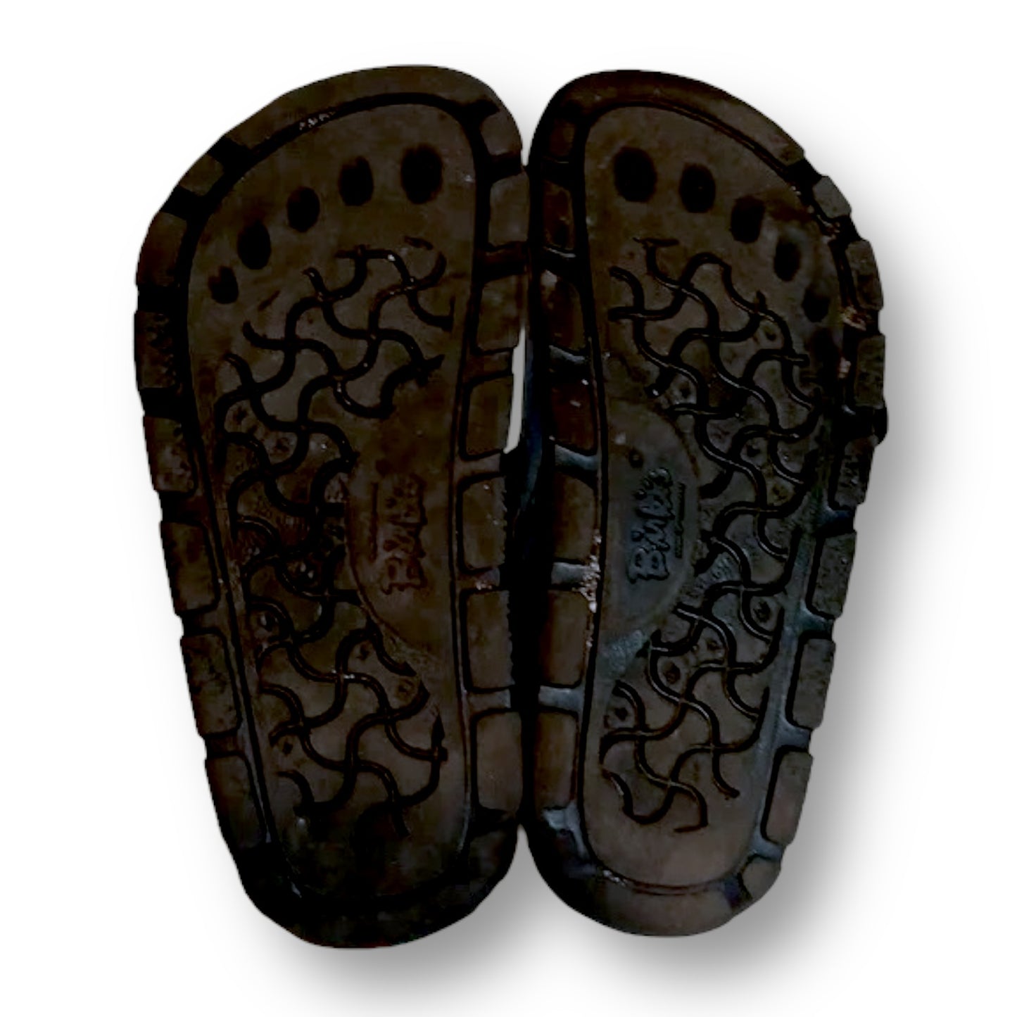 Birkenstock Sandals Boys US 10-10.5 (EU 28) Blue Aruba Fish Print Kids Slingback