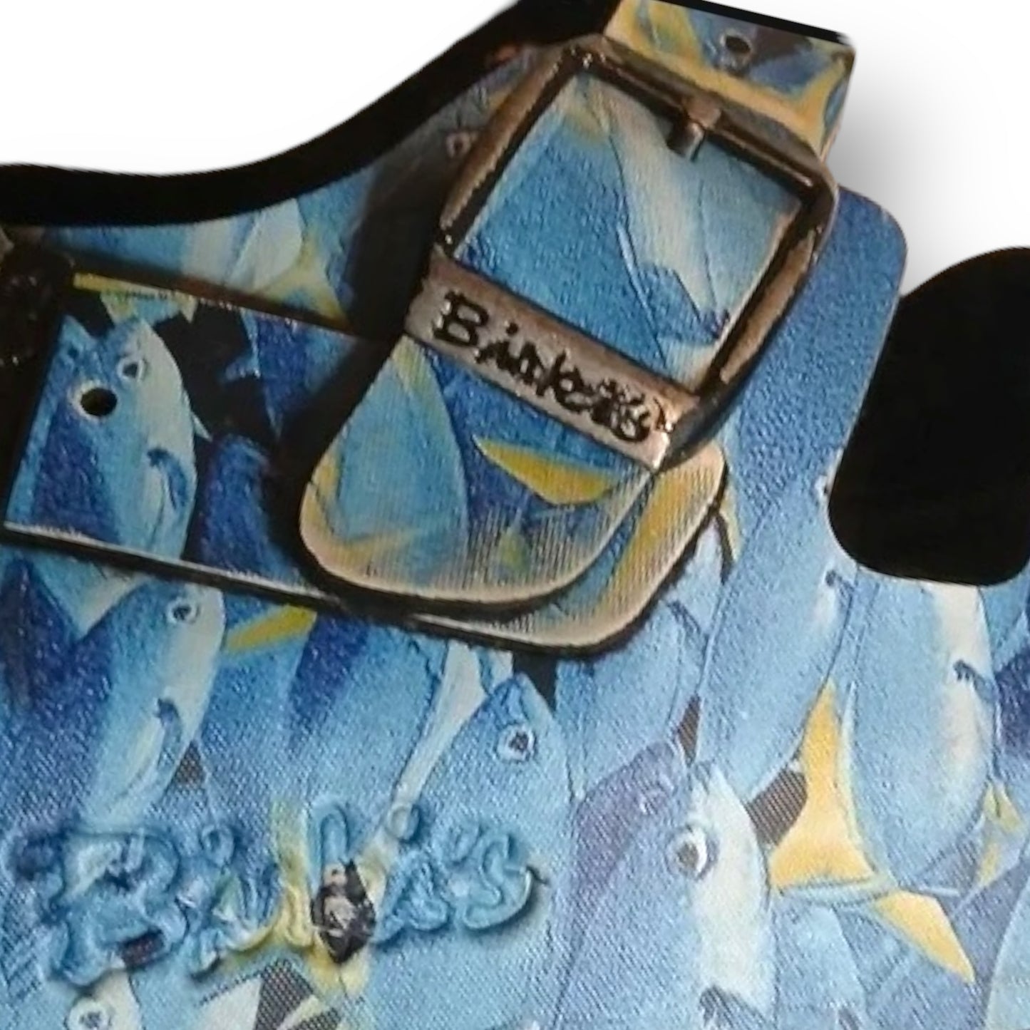 Birkenstock Sandals Boys US 10-10.5 (EU 28) Blue Aruba Fish Print Kids Slingback