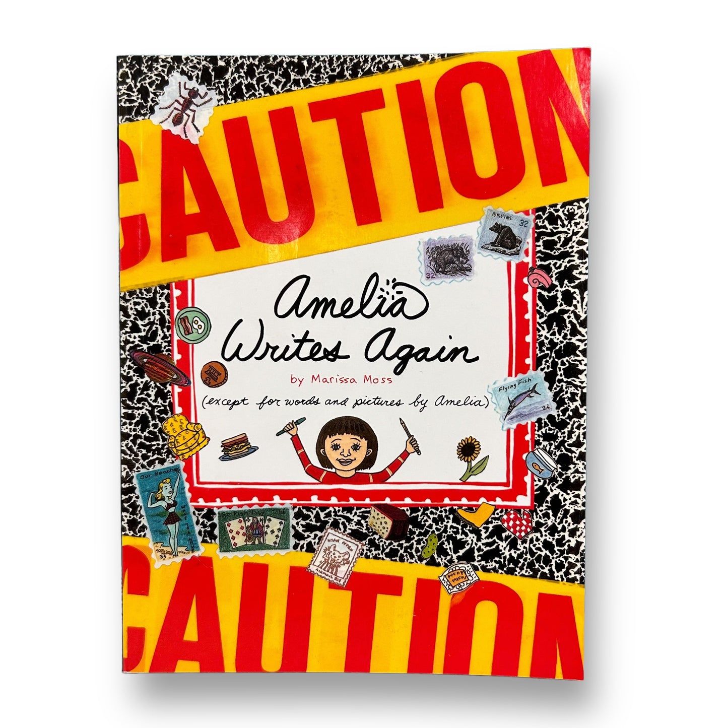 Amelia Writes Again Illustrated Journal Fiction Book