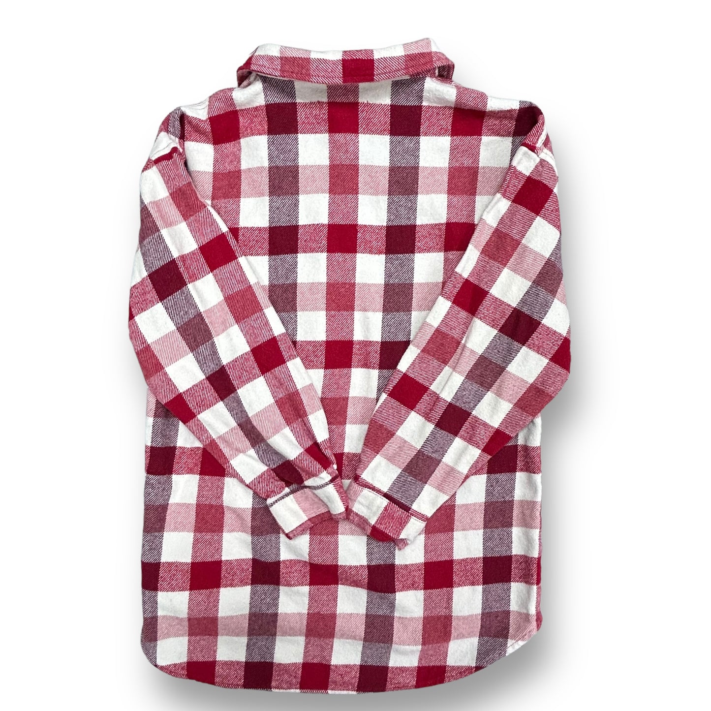 Zara Girls Youth Size 11/12 Button Down Plaid Flannel Shirt